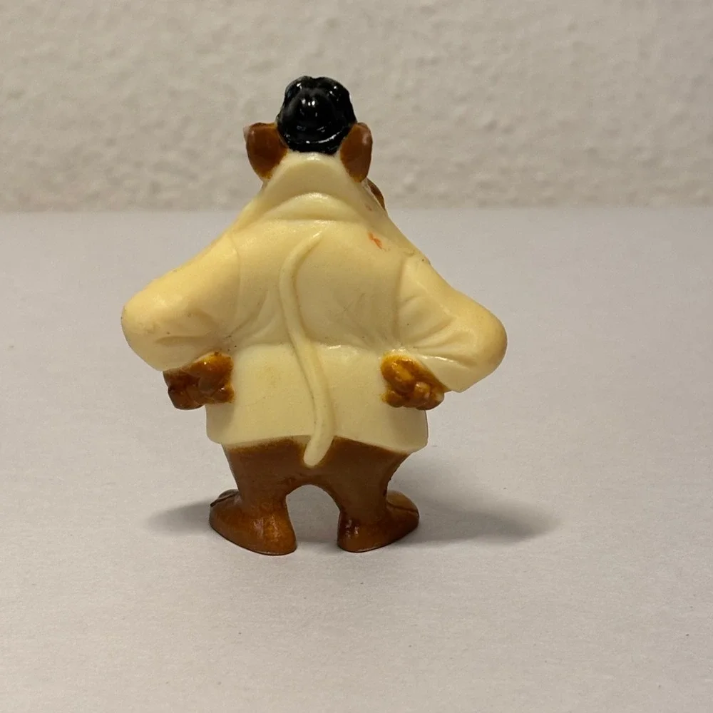 Disney PVC Figure Unisex OS Tan Excellent 1991 Monterey Jack Rescue Rangers Toy